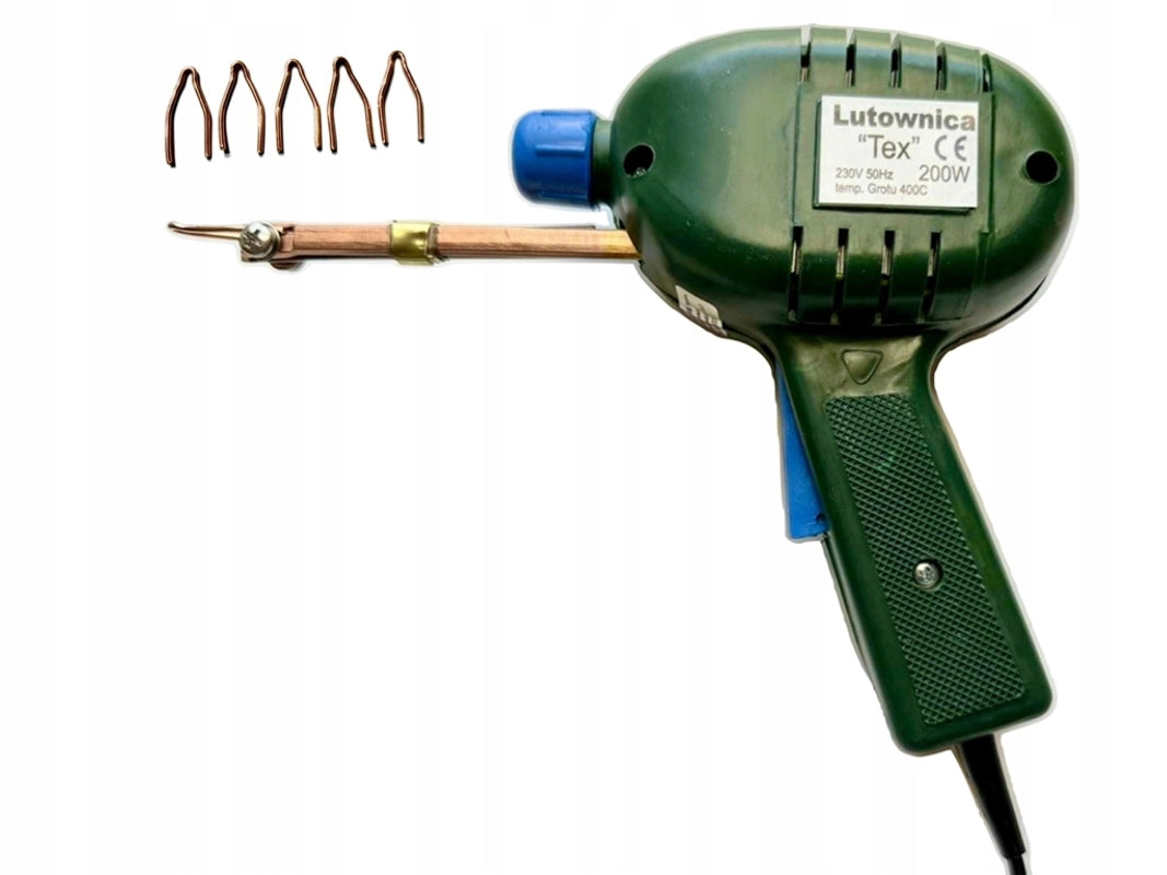 Poland Transformer soldering iron Tex 200w GREEN + 5 tips