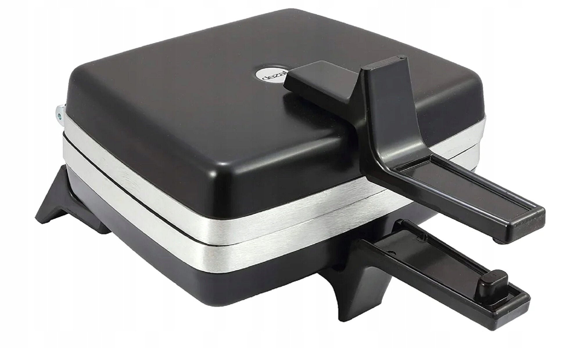 Poland WAFFLE IRON DEZAL 301.6 1300W STRONG LARGE GRILLE BLACK