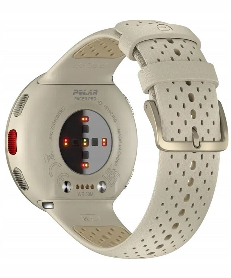 Polar Pacer Pro Gold Dust Sports Watch Batteries included yes