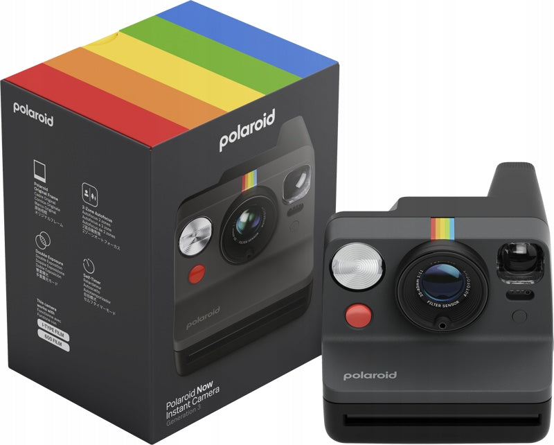 Polaroid Now Gen 3 Black Batteries included yes