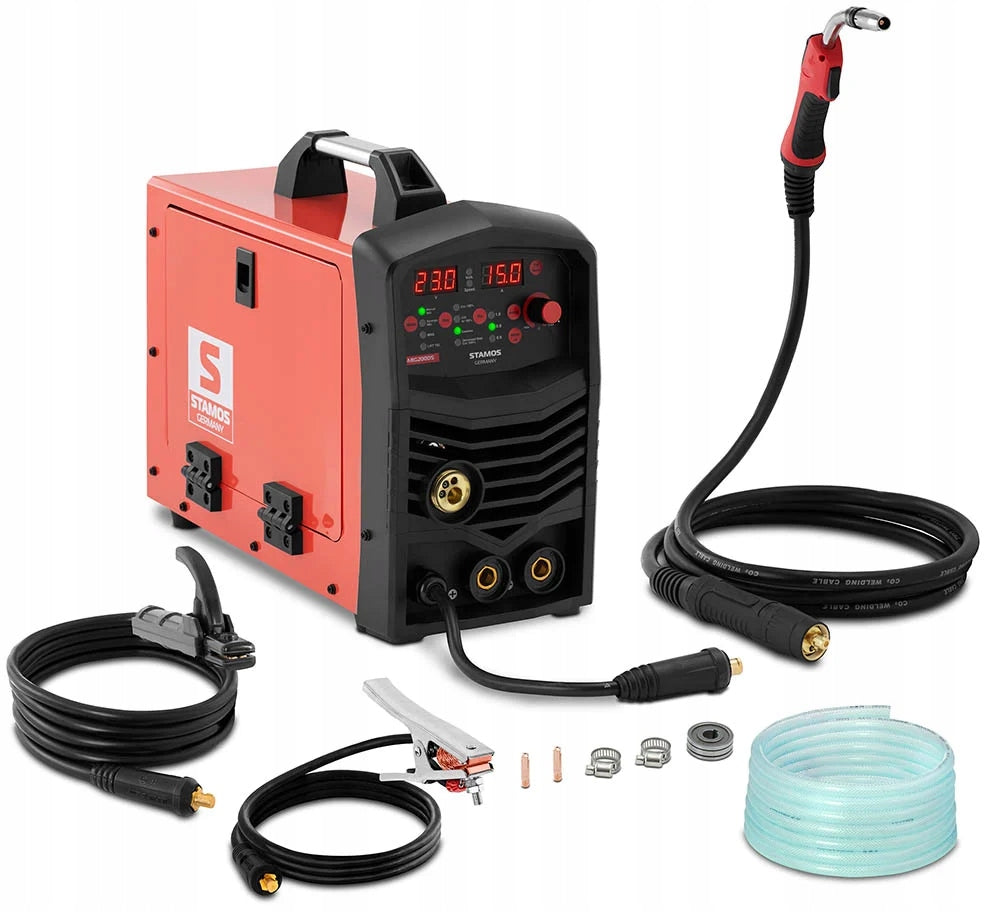 Inverter-Schweißgerät Stamos Deutschland MIG MAG WIG 200A 