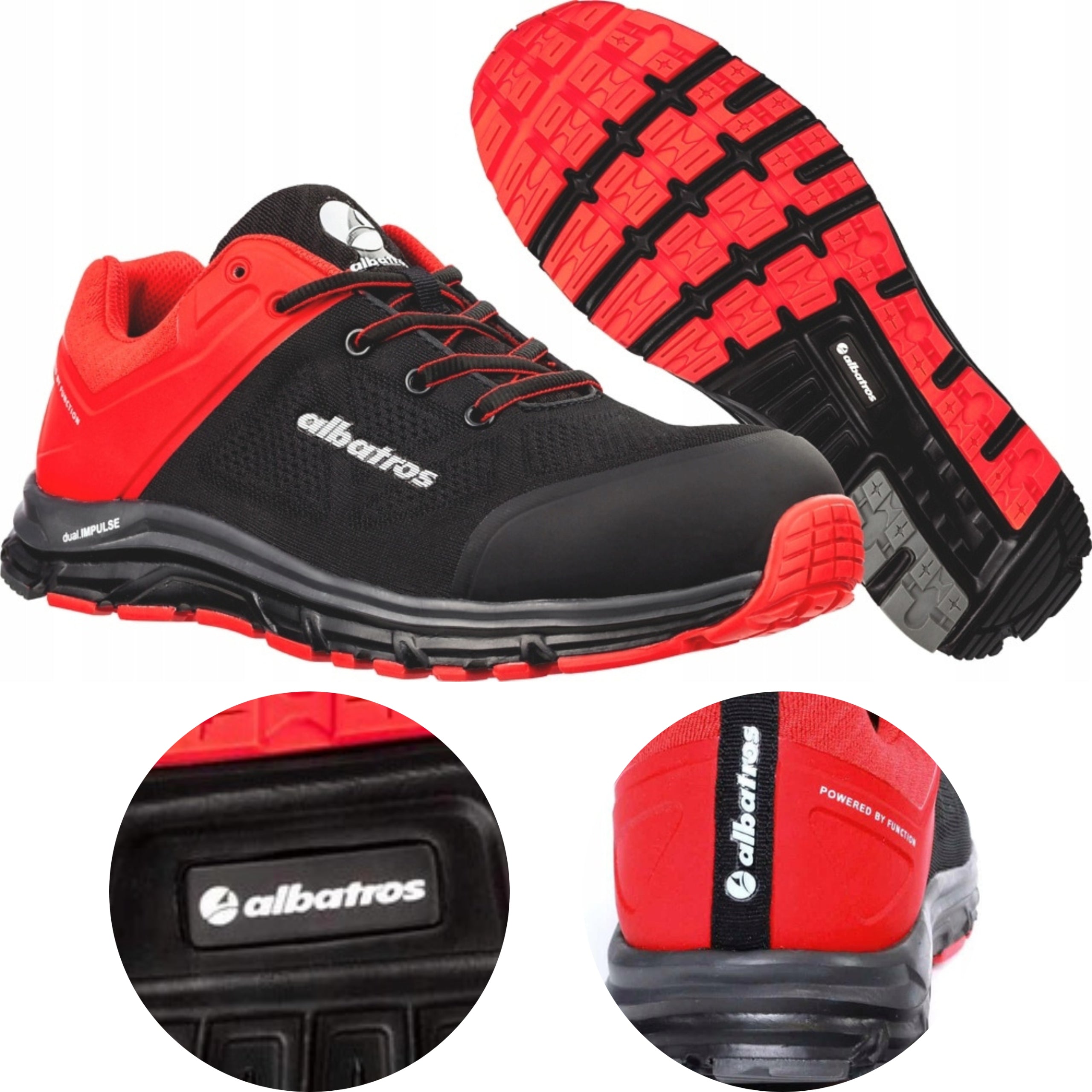 Arbeitsschuhe für Herren Albatros Lift Red Impulse Low S31B143 