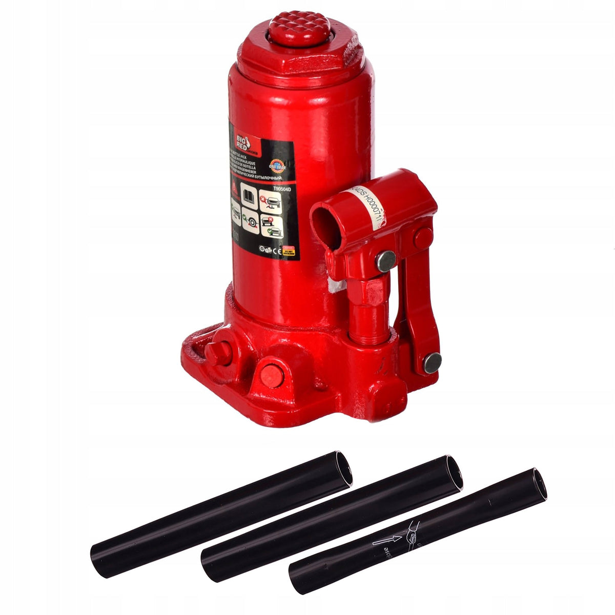 Pole Lift 5 Ton Low with Torin suitcase max. height 355mm Manufacturer code T90504DS