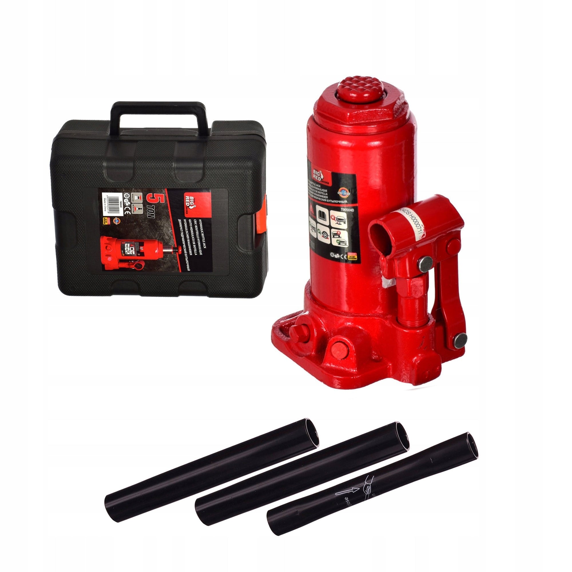 Pole Lift 5 Ton Low with Torin suitcase max. height 355mm Product weight with unit packaging 4 kg