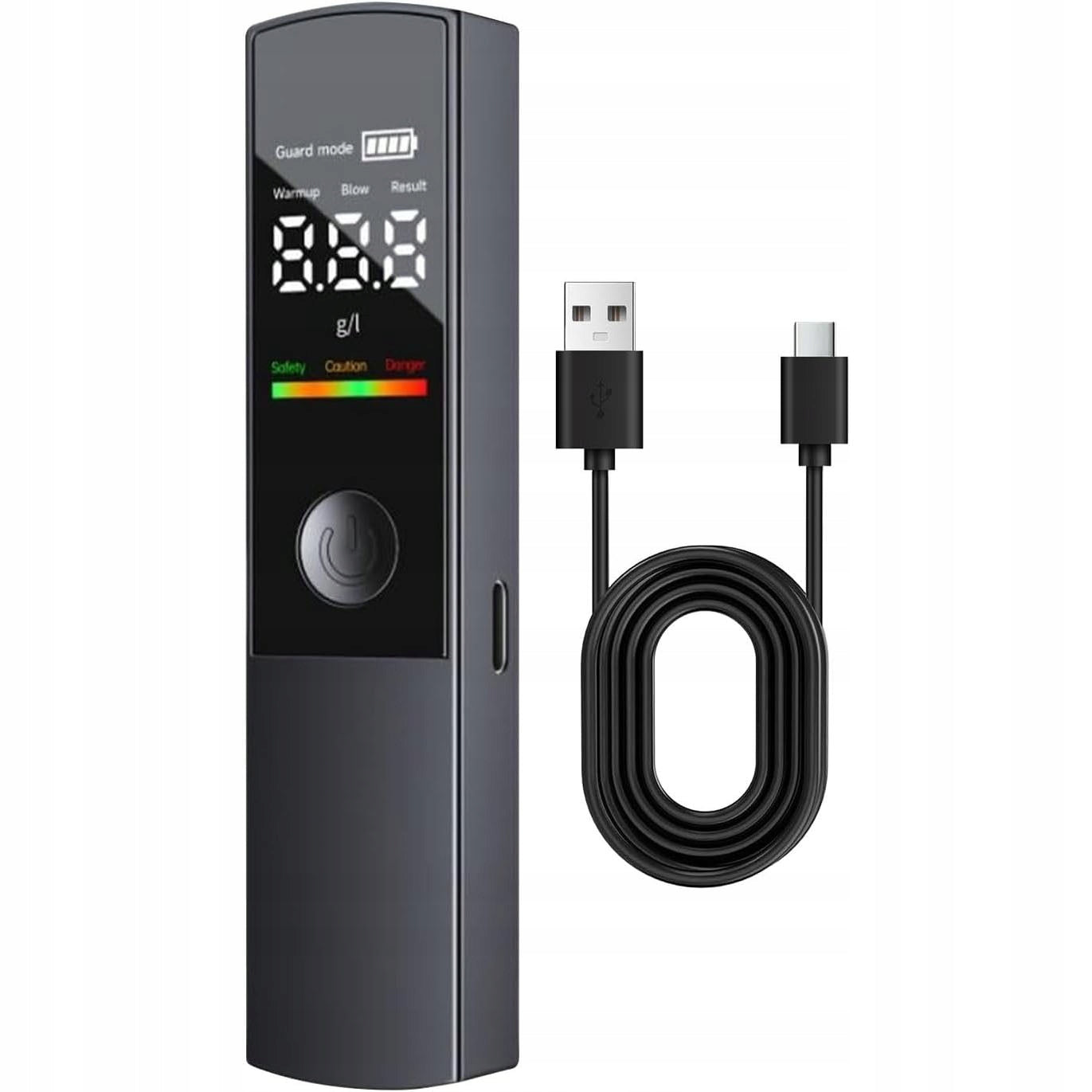 Police Breathalyzer Mouthless Professional Without Mouthpiece USB-C Rechargeable