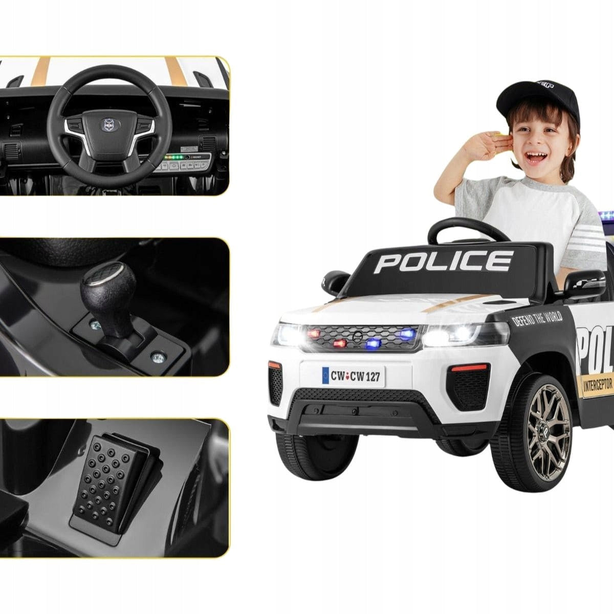 Police Car Battery Operated Electric Vehicle For Kids Certificates and opinions CE
