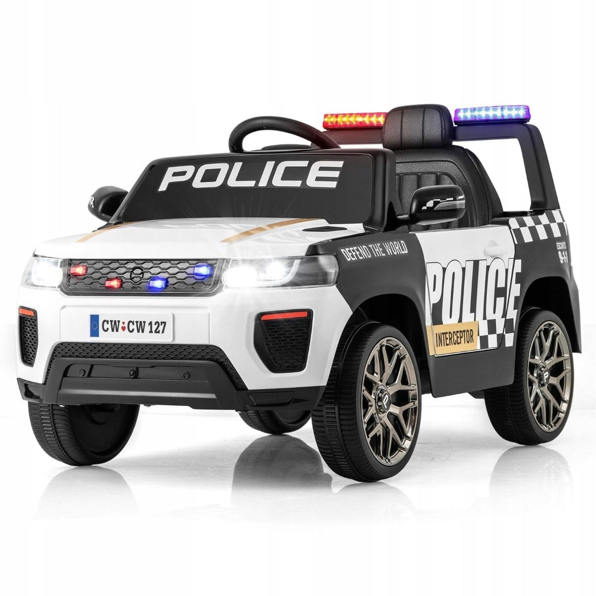 Police Car Battery Operated Electric Vehicle For Kids