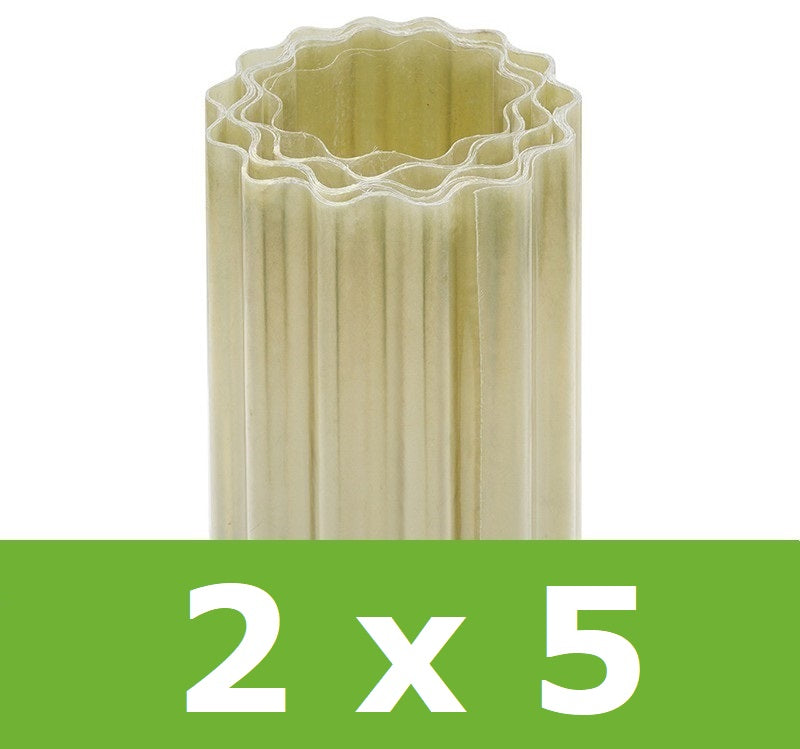 Polyesterrolle Guttagliss, gewellt, transparent, 2,0 x 5m 