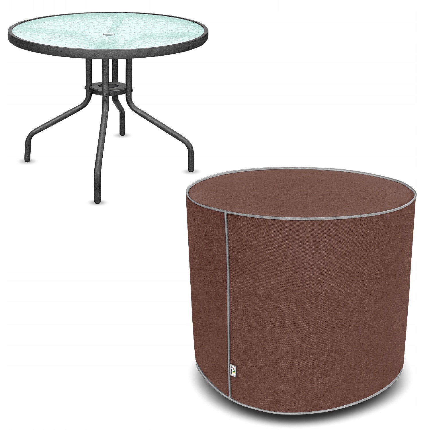 Polish Protective cover for garden table M round WATERPROOF