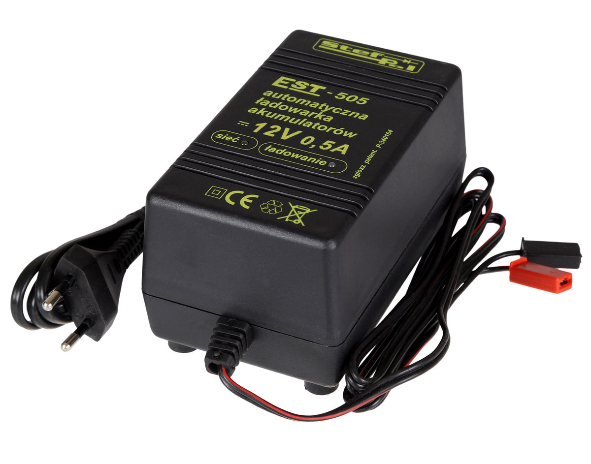 Polish RECTIFIER CHARGER EST-505 12V 0.5A 2-8 Ah GEL ACID AGM FV