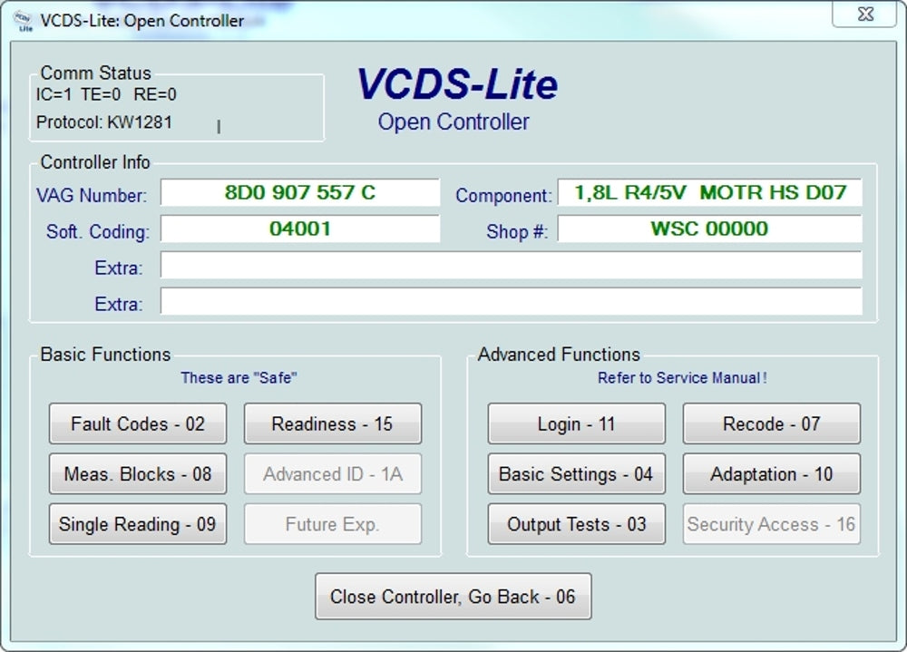 Polish VAG KKL 409.1 USB OBD2 for VW SEAT SKODA Manufacturer code 200196