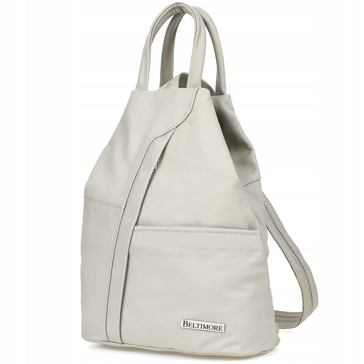 Polish Women's Backpack Leather Triangle Spacious