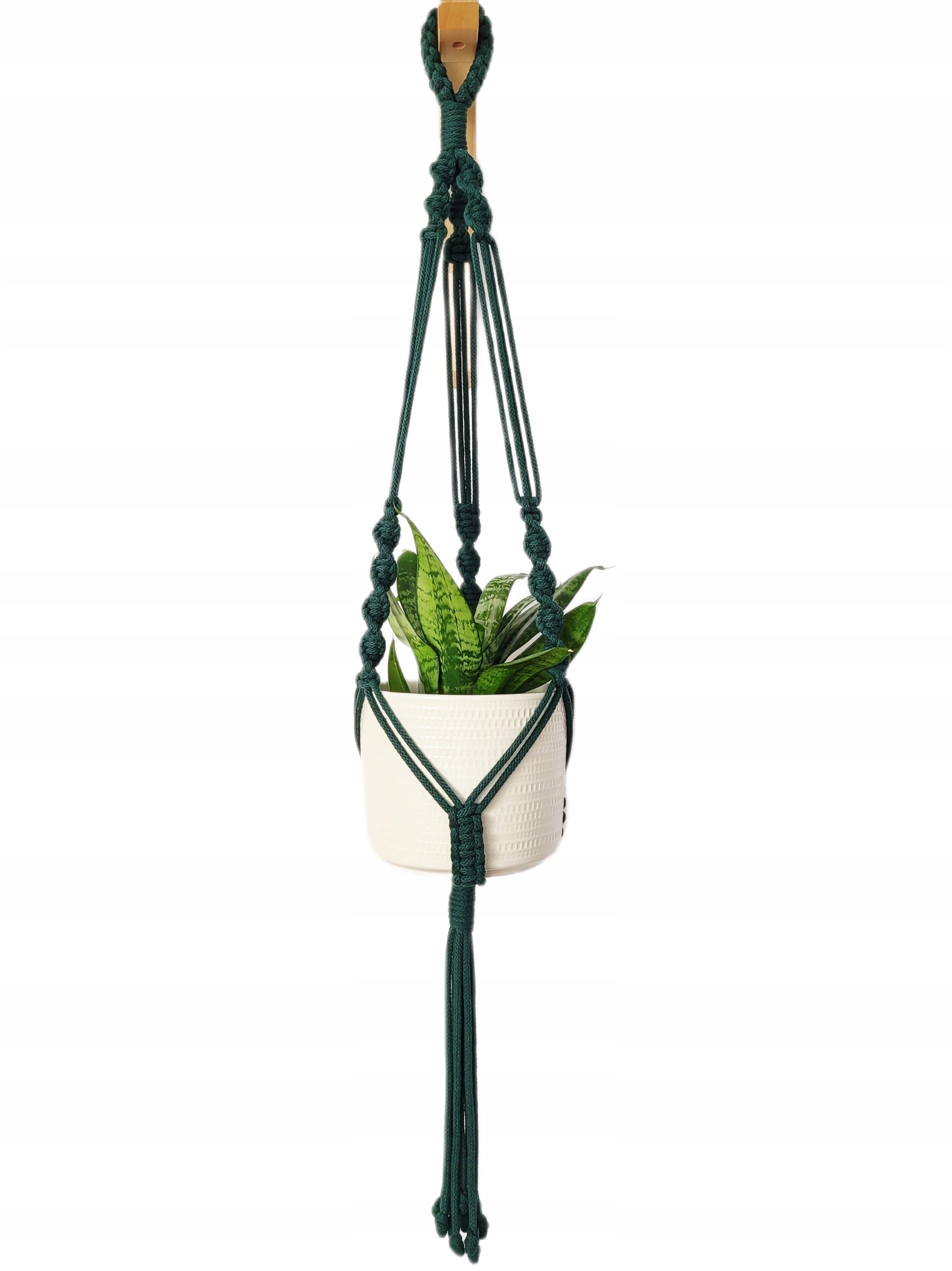 Polish strong Flowerbed made of string MACRAME HANGER FOR POT knots COLORS Brand no brand