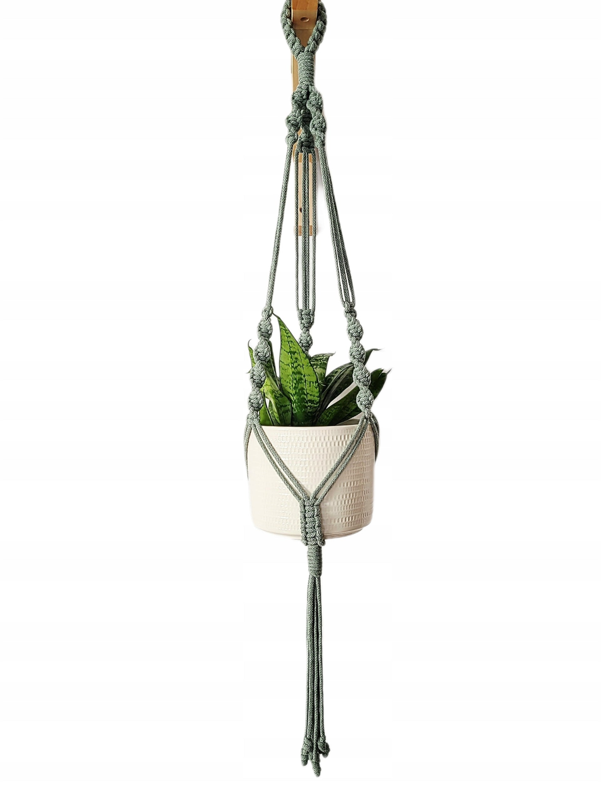 Polish strong Flowerbed made of string MACRAME HANGER FOR POT knots COLORS Manufacturer code mocny kwietnik wieszka na kwiaty doniczkę