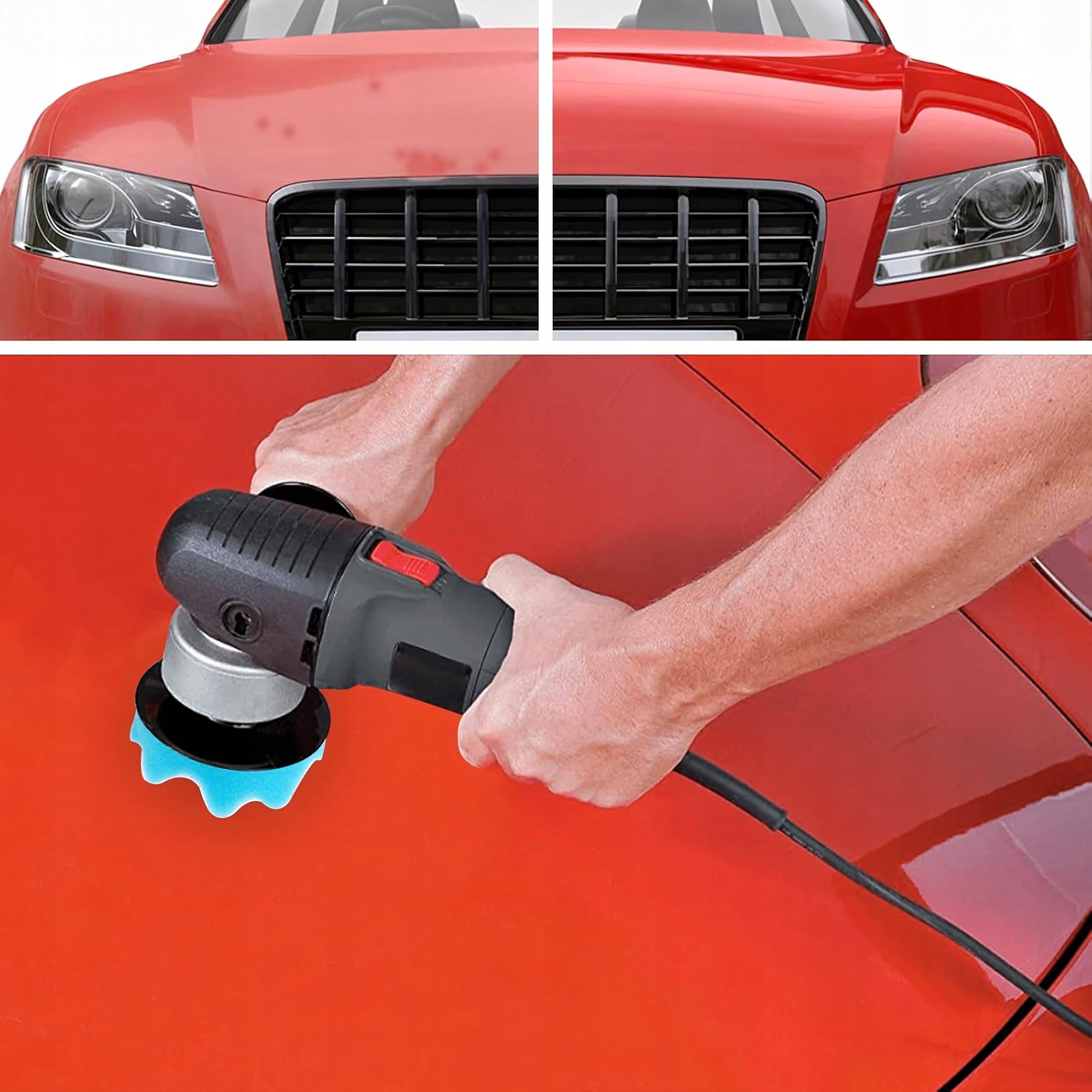 Polisher Cover Set Sponge Pads for Drill Polisher for Polishing Packaging status original