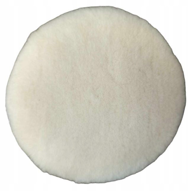 Polishing fur beret 125mm with Velcro 100% sheep wool for polishing Kormax Manufacturer code WP125