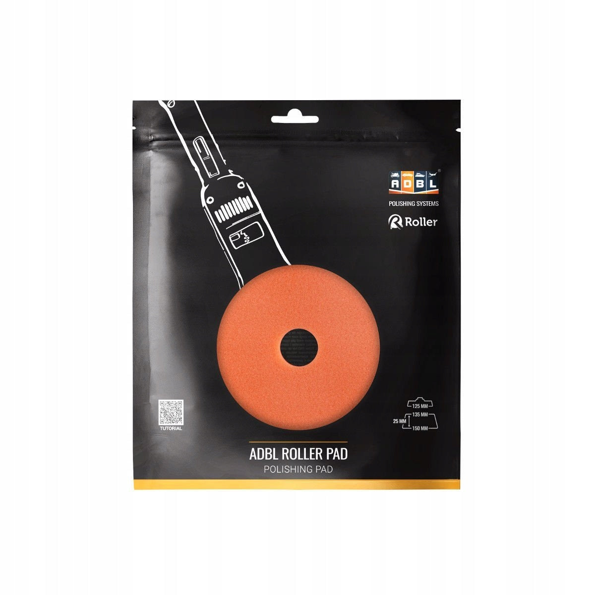 Polishing sponge ADBL Roller One Step DA 75mm