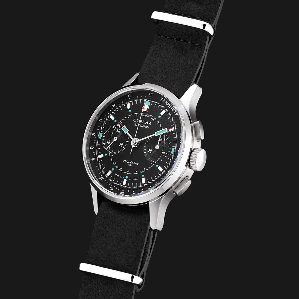Poljot Strela Chronograph Cosmos CO40CYB Brand Poljot