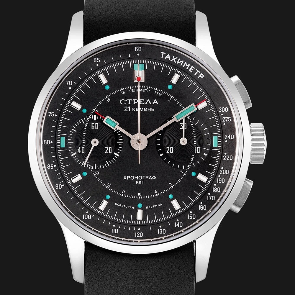 Poljot Strela Chronograph Cosmos CO40CYB Packaging status original