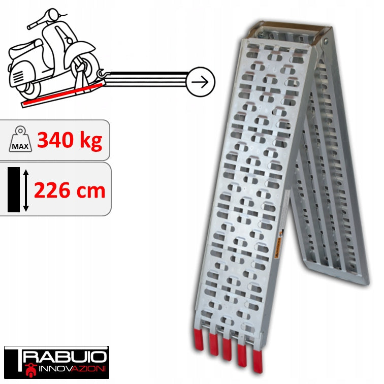 Pollicino Inrun Ramp for Motorcycle Scooter for Motorhome Trailer 160kg Brand no brand