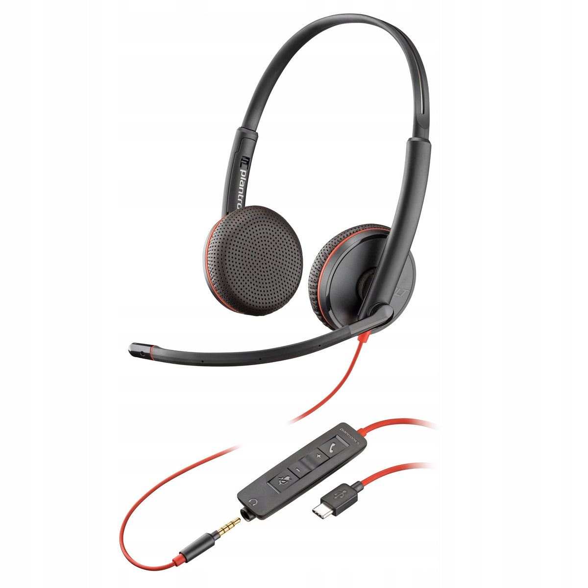 Poly Blackwire 3225 Wired Headset (Plantronics) - microphone