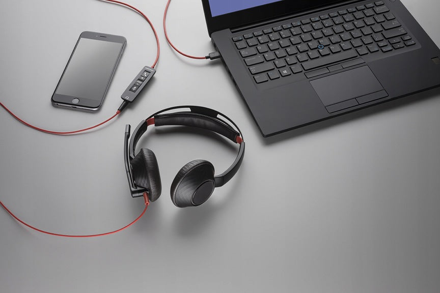 Poly Blackwire 5220 stereo headphones USB-C/A +jack 3,5mm NEW Brand Poly