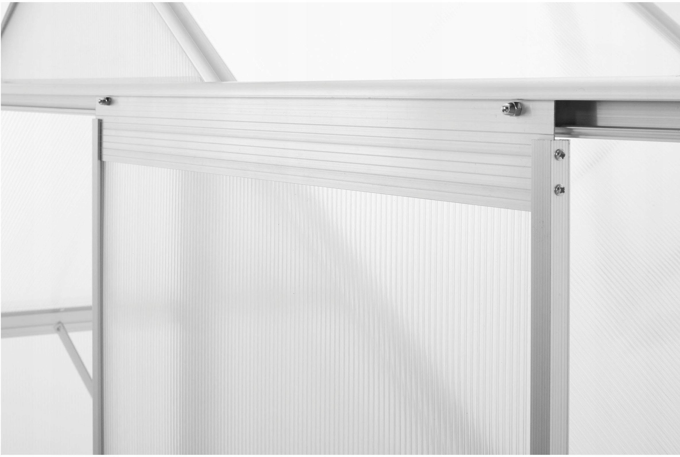 Polycarbonate Garden Greenhouse ALUMINUM FRAME High Quality 190x190cm Width 1.9 m