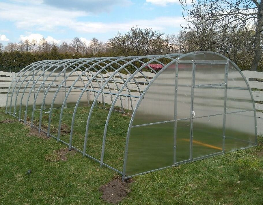 Polycarbonate Greenhouse Garden Tunnel 3,5x2m Profiles 40x20 Galvanized 5mm Manufacturer code 3,5x2-20x40-5