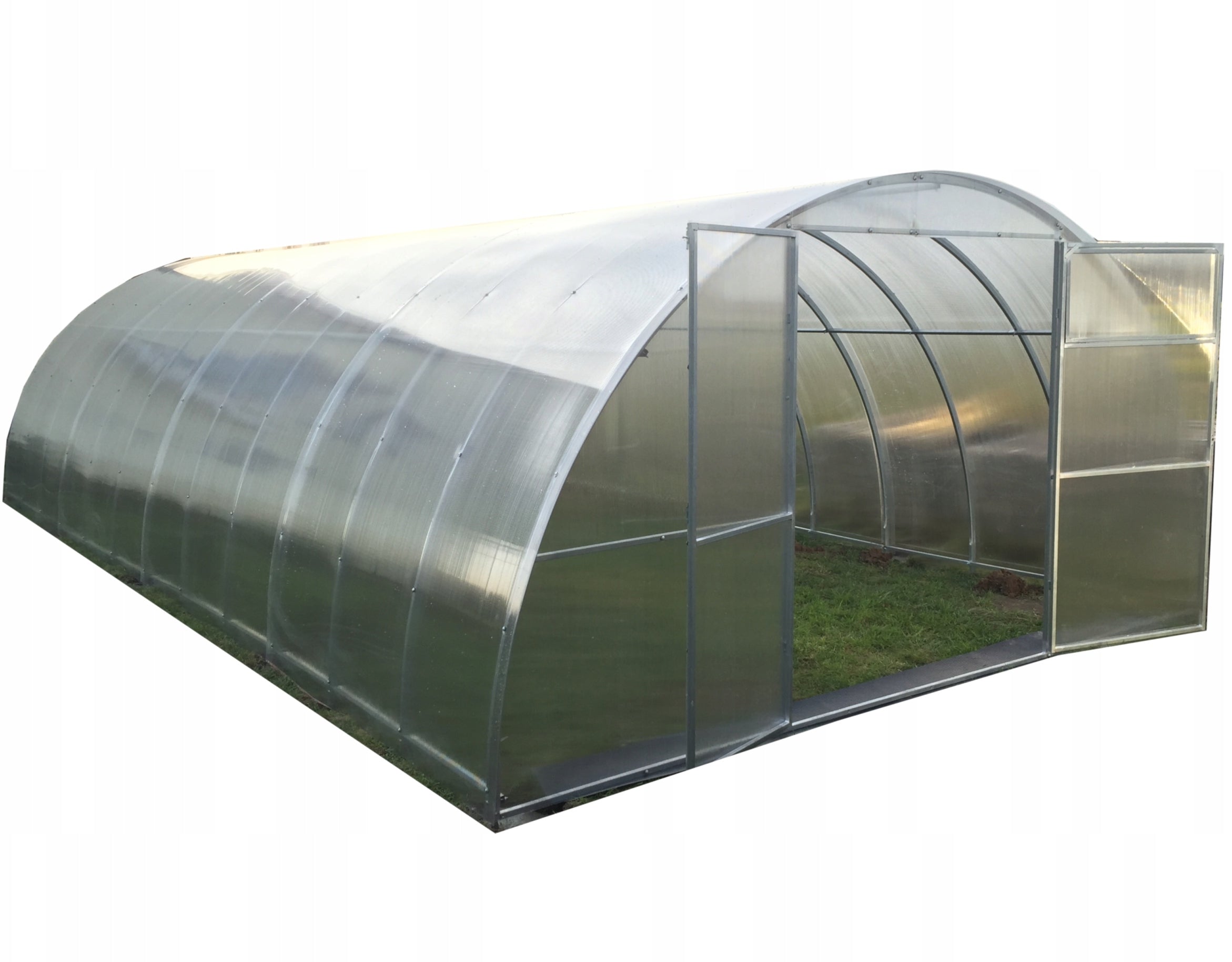 Polycarbonate Greenhouse Garden Tunnel 3,5x2m Profiles 40x20 Galvanized 5mm Thickness 5 mm