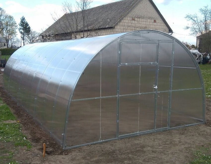 Polycarbonate Greenhouse Garden Tunnel 3,5x4m Profiles 40x20 Galvanized 8mm Product weight with unit packaging 87.93 kg