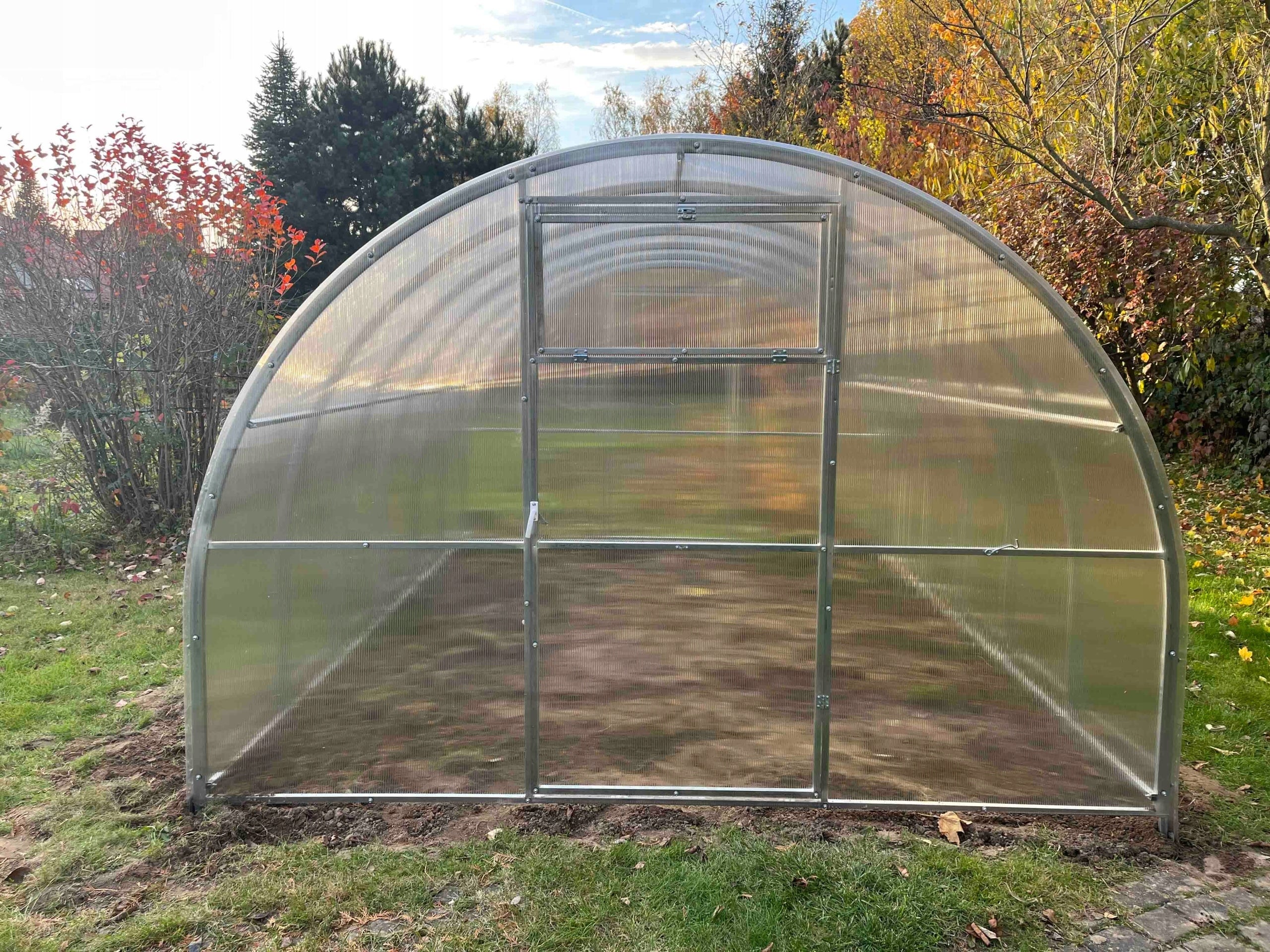 Polycarbonate Greenhouse Garden Tunnel 3x6 m Galvanized Polycarbonate 6mm Manufacturer code FACHOWA 3x6m 6mm 40x20