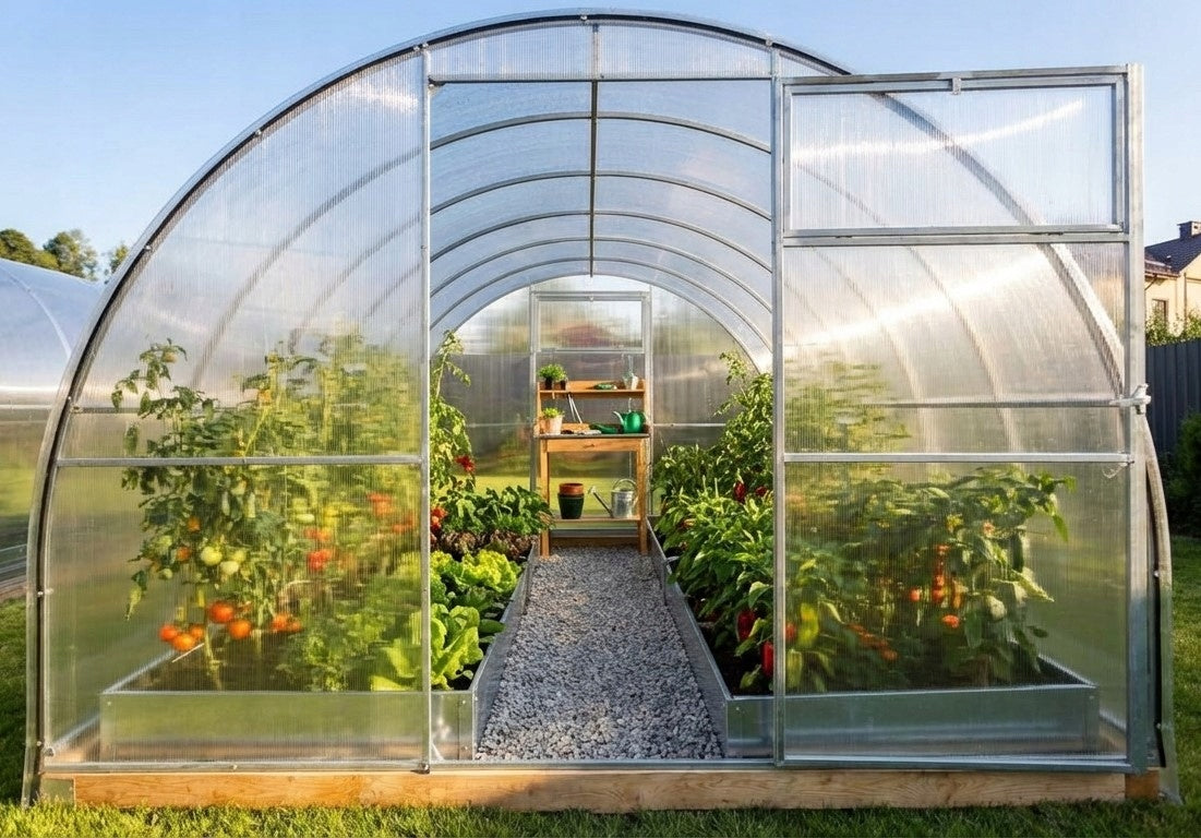 Polycarbonate Greenhouse Strong 3x6m 6mm