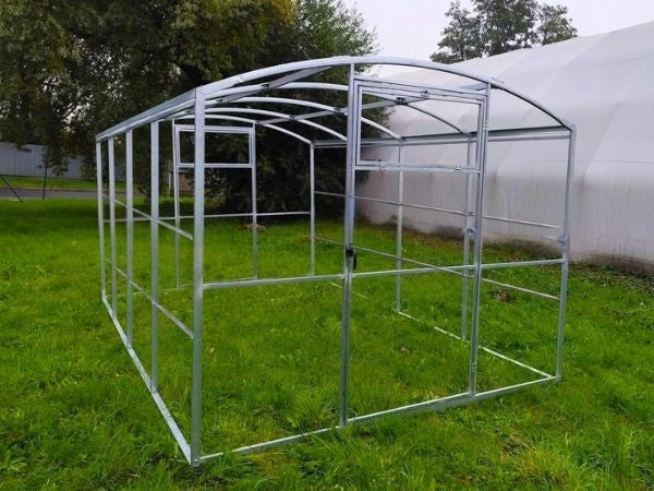 Polycarbonate greenhouse 2.5x4 m tunnel PW 6mm profile 40x20mm ETL Gera-2.5 Product height 197.5 cm