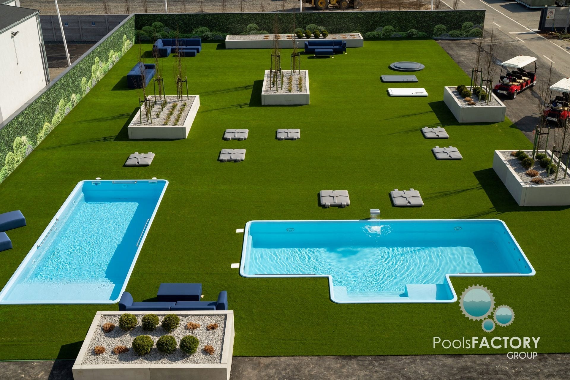 Polyester Garden Pool 4.0x2.5x1.2 Digging SWIMMING POOLS MANUFACTURER Length 400 cm