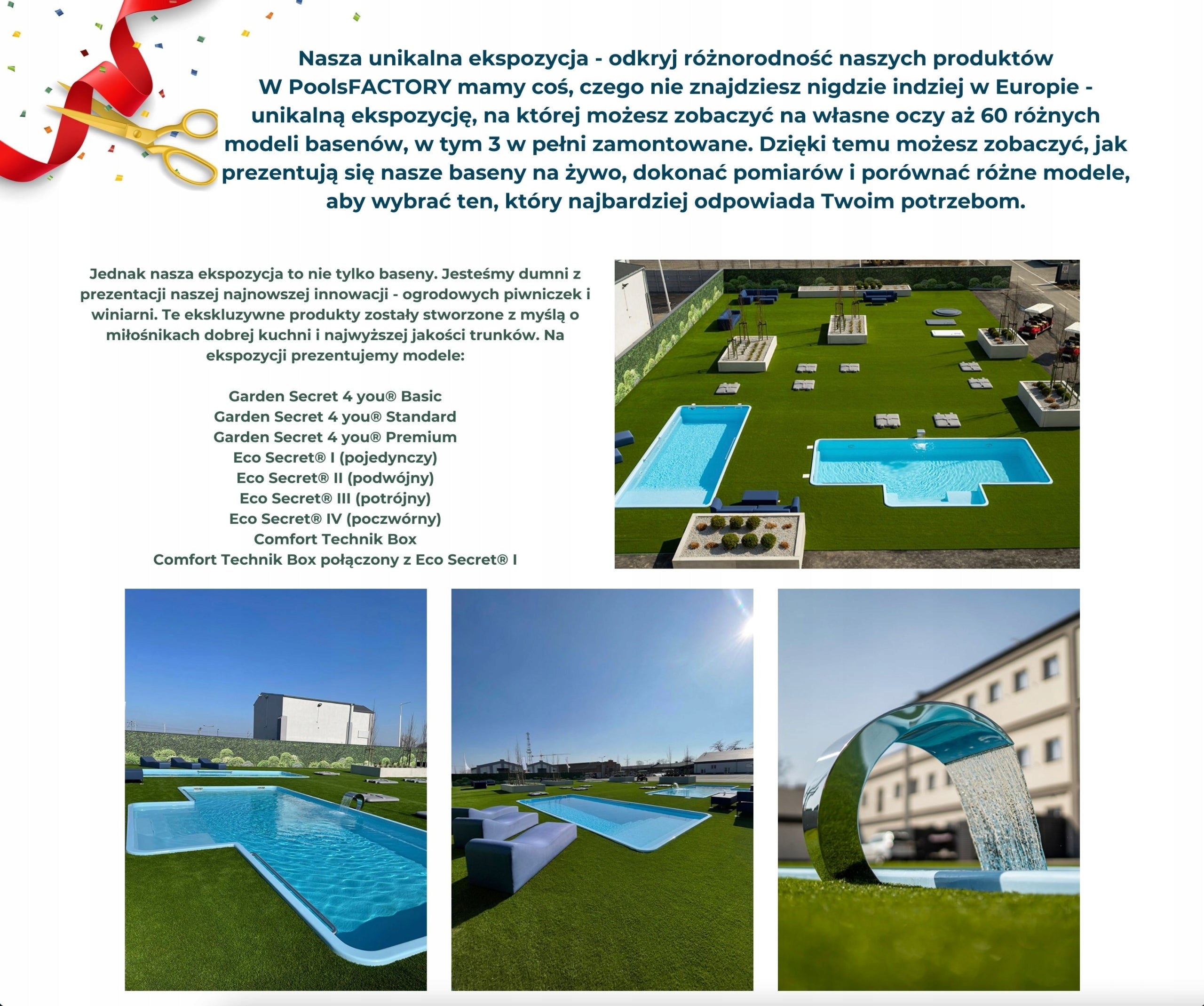 Polyester Laminate Garden Pool 7.0x3.2x1.55 Ready Digging Set Product width 320 cm