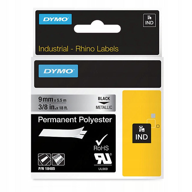 Polyester tape Dymo 18485 9mm 5,5m