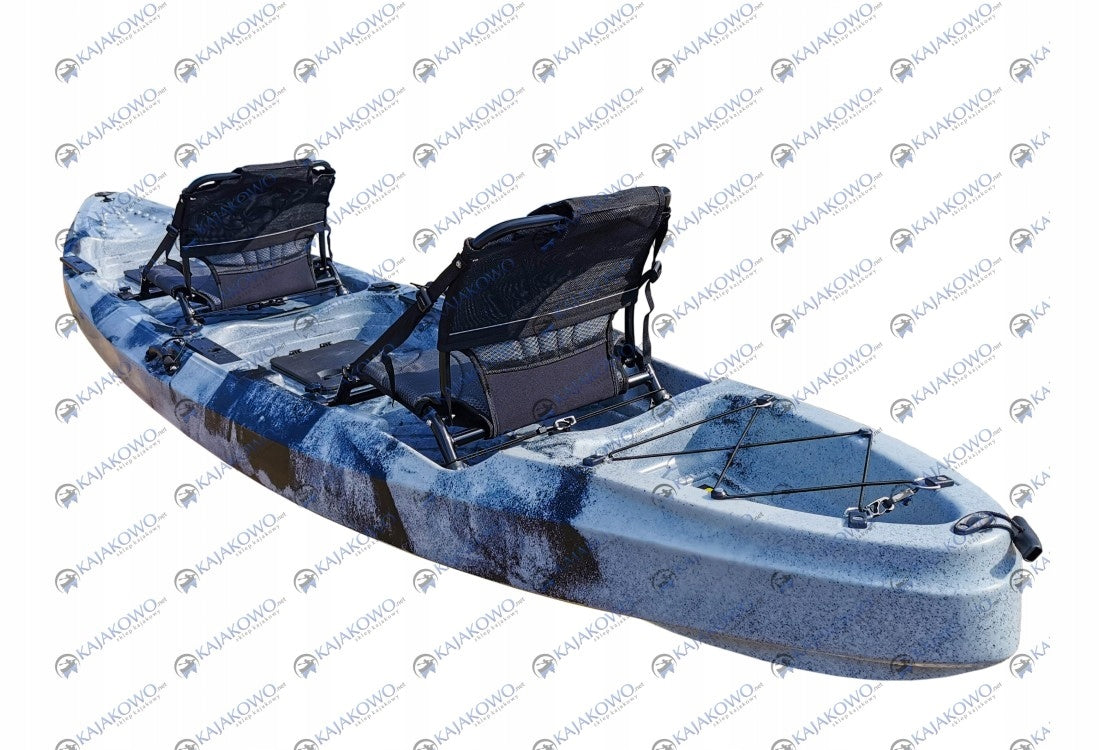 Polyethylene Double Fishing Kayak - Fishing WILDFISH DUO 400cm Manufacturer code EmuKayak WILDFISH DUO