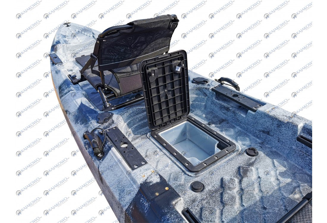 Polyethylene Double Fishing Kayak - Fishing WILDFISH DUO 400cm Number of seats 2