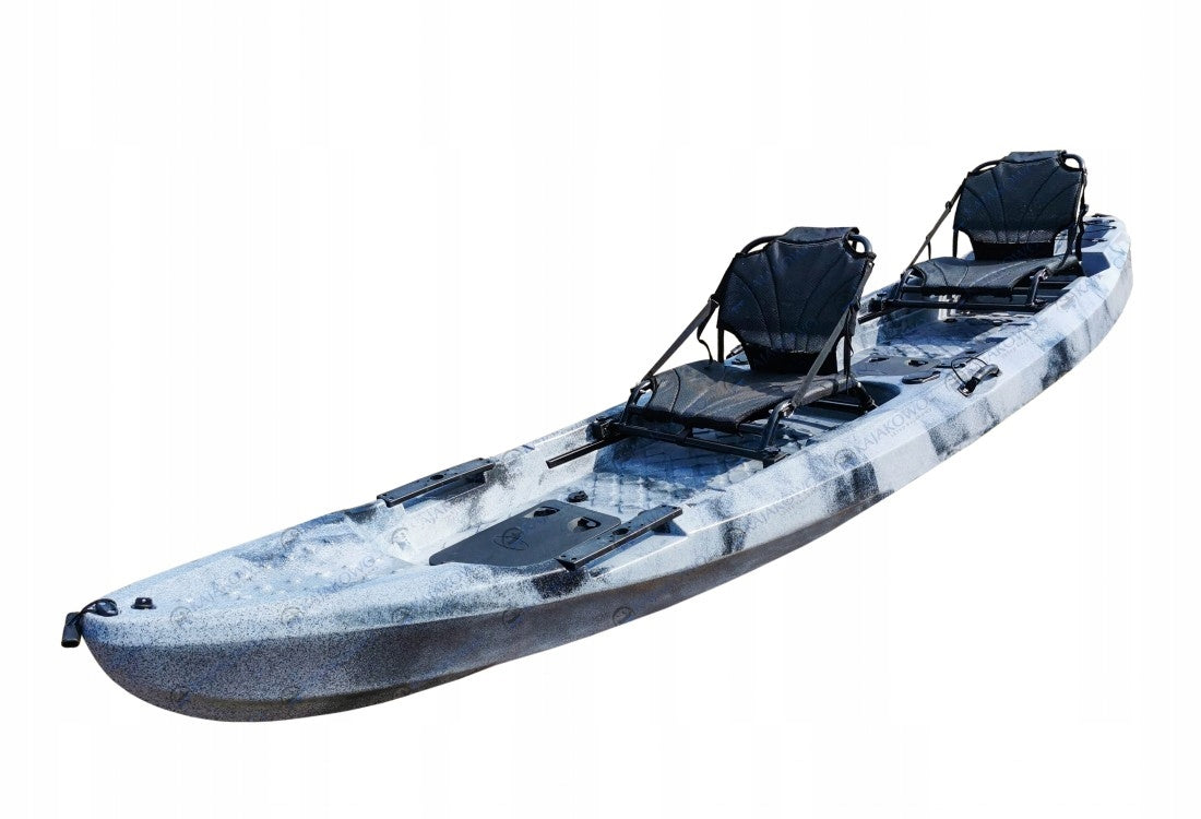 Polyethylene Double Fishing Kayak - Fishing WILDFISH DUO 400cm
