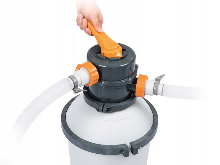 Poolwasser-Sandfilter mit Pumpe Bestway Flowclear, 2271 l/h. 