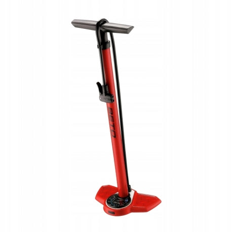Fahrradpumpe Beto Stahl CMP-137SG5, rot 