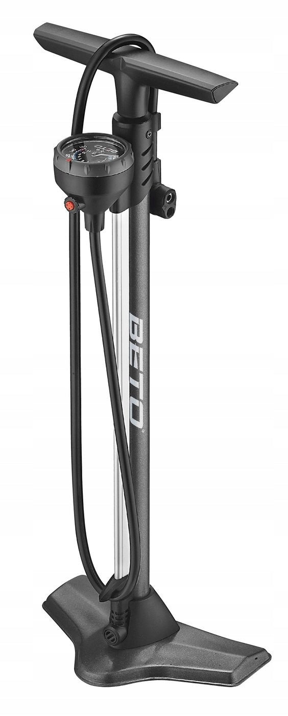 Fahrradpumpe Beto Stahl CMP-161SGB, schwarz 