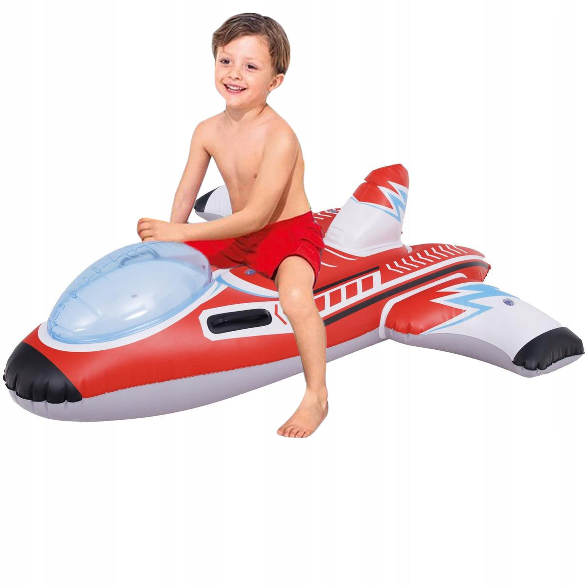 Pontoon Mattress Inflatable Airplane Toy Child Children Swimming Pool 35487