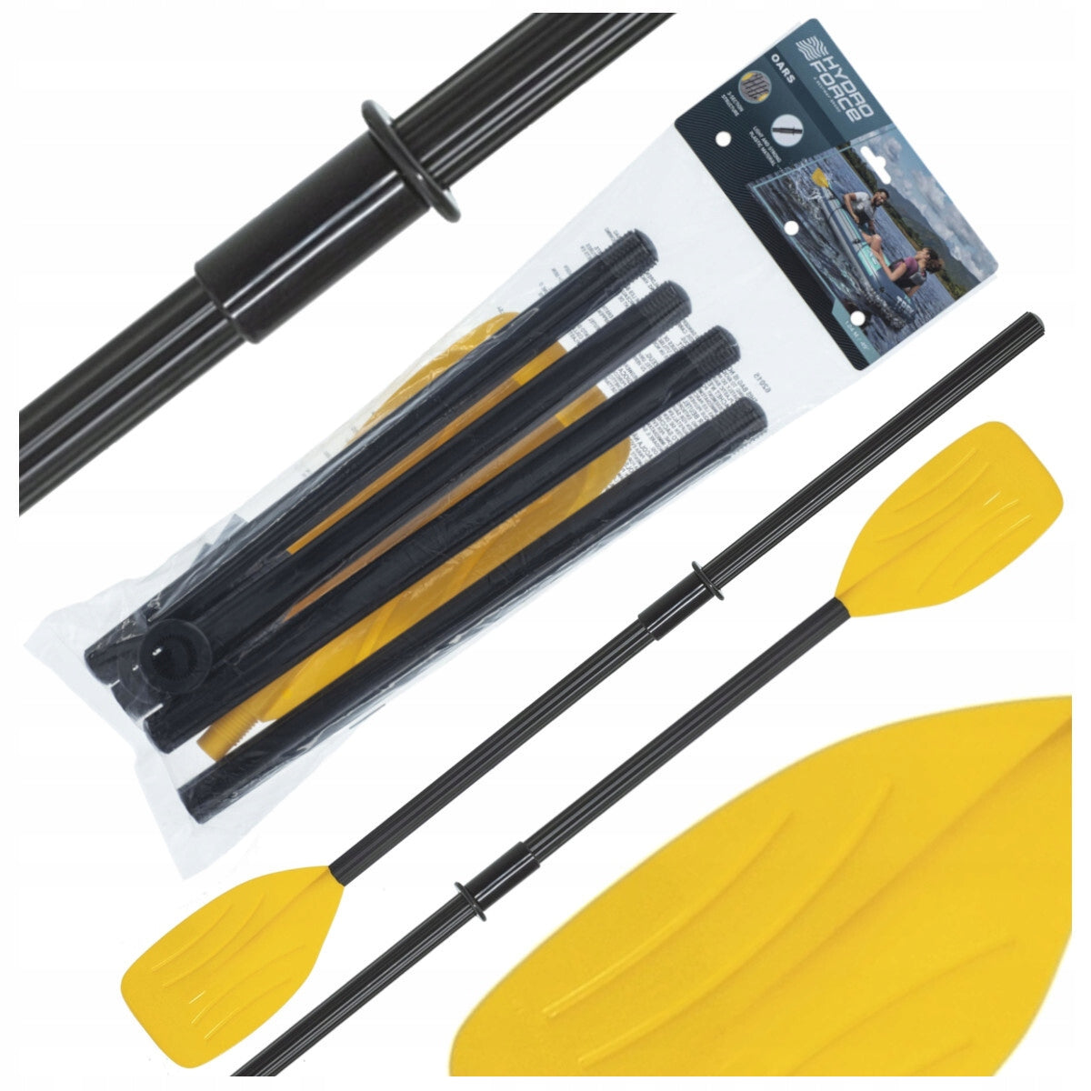 Pontoon Paddle Set of 2 Plstikowe 124cm Bestway 62015