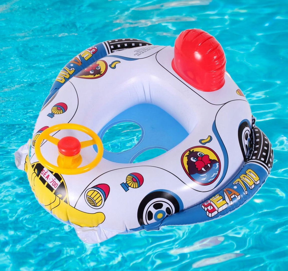 Pontoon with Steering Wheel For Baby Swimming Wheel 58x58cm Horn Product weight with unit packaging 0.26 kg