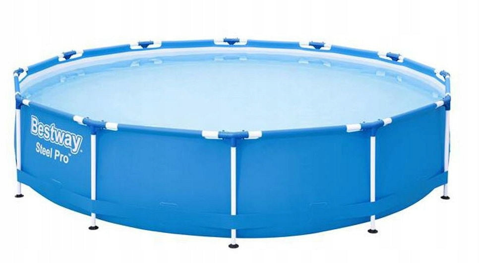 Pool Bestway 366x76 366 x 76 Steel Pro 56679 + Accessories Round Brand Bestway