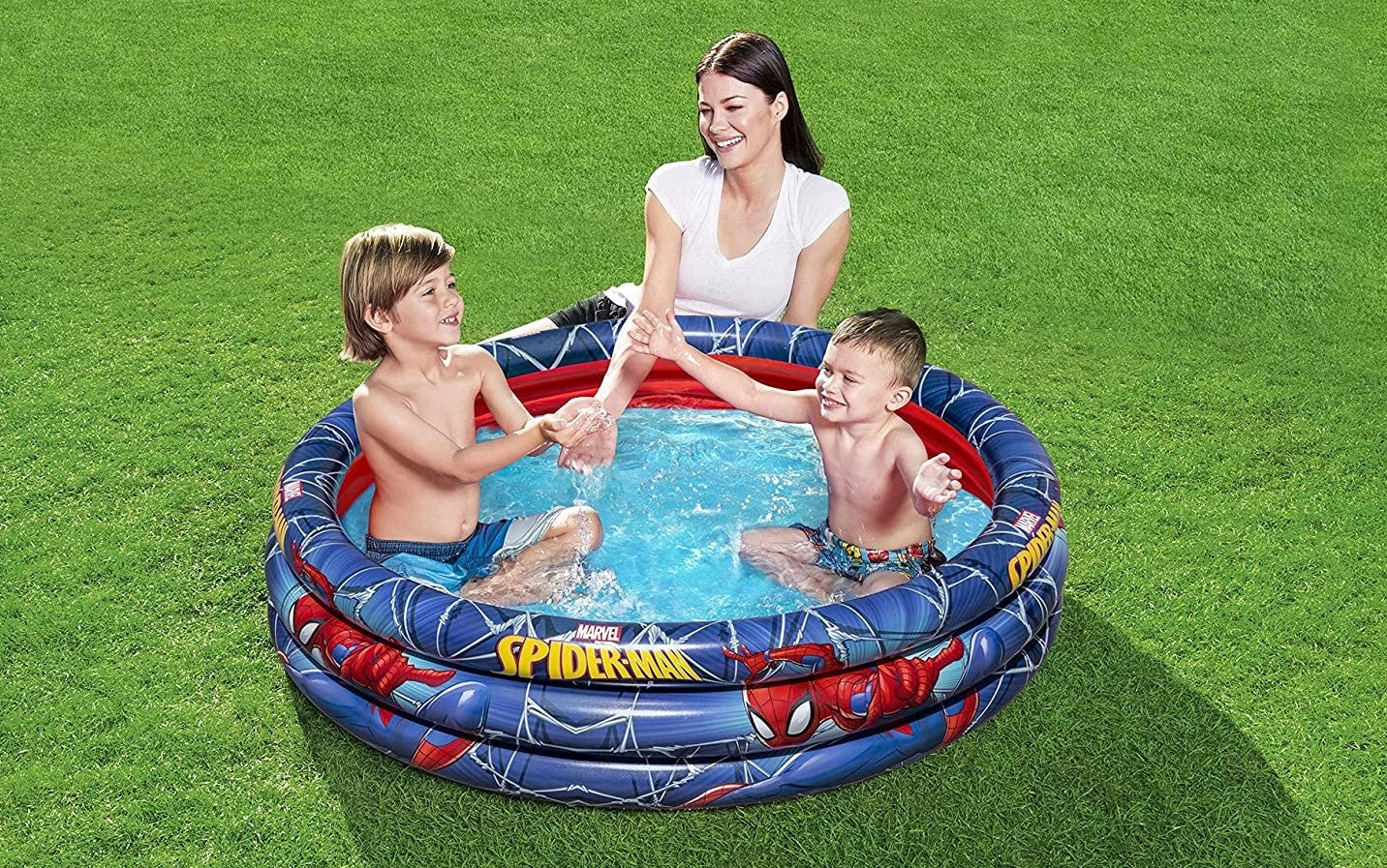 Pool Bestway Children's pool 2+ 122cm Spiderman Color multicolor