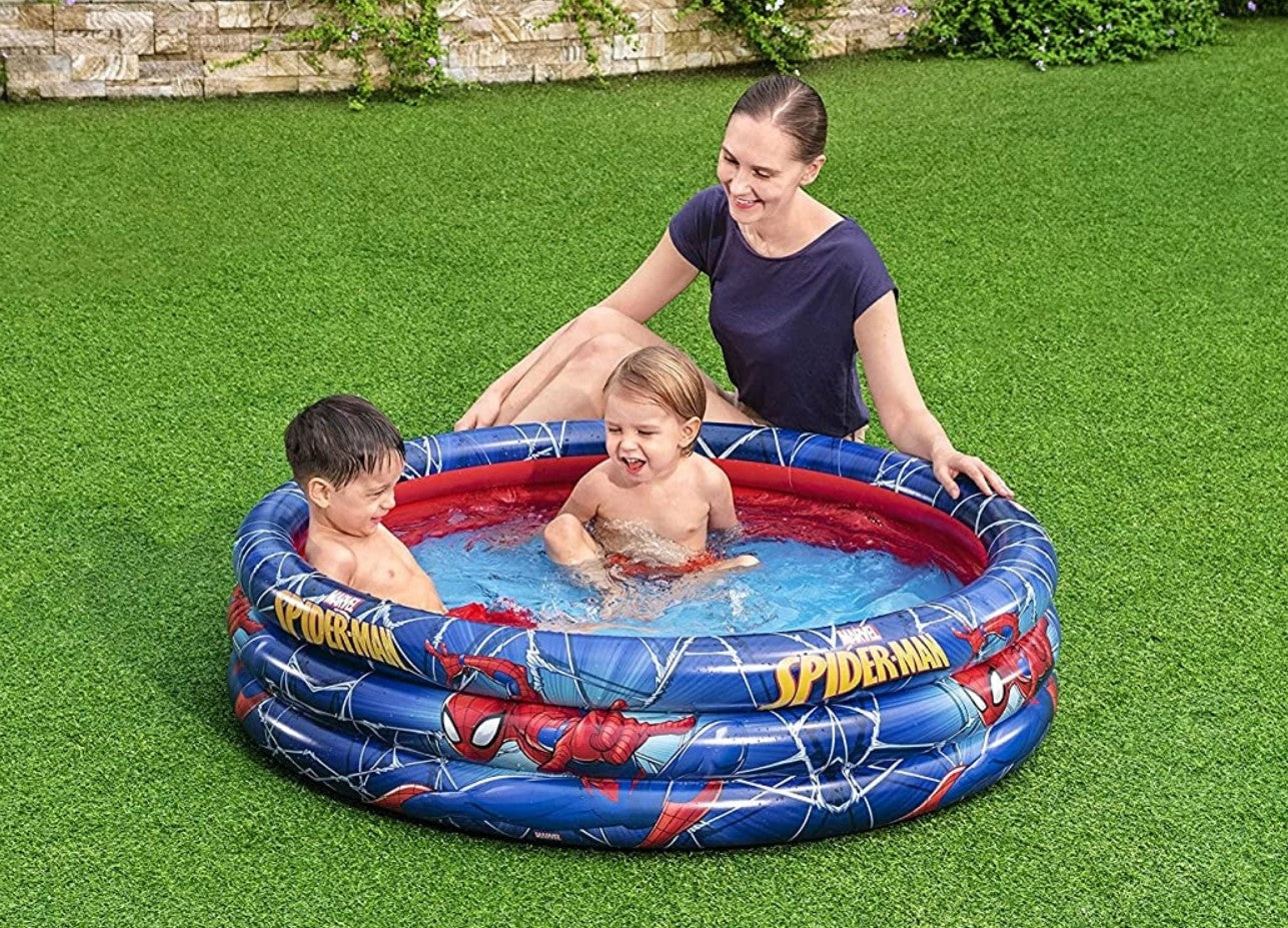 Pool Bestway Children's pool 2+ 122cm Spiderman Height 30 cm