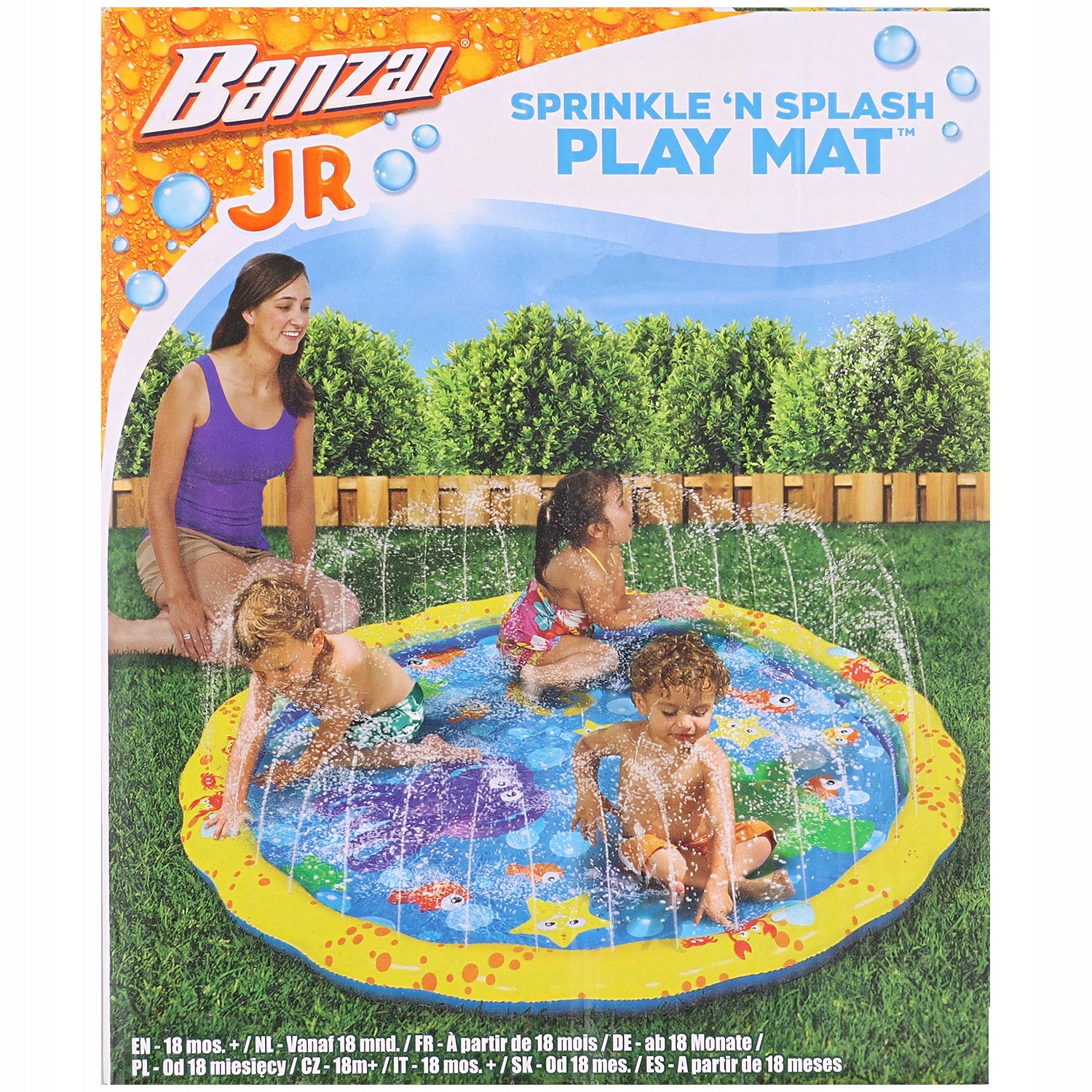 Pool Fountain expanding round, water mat 137 x 137 cm
