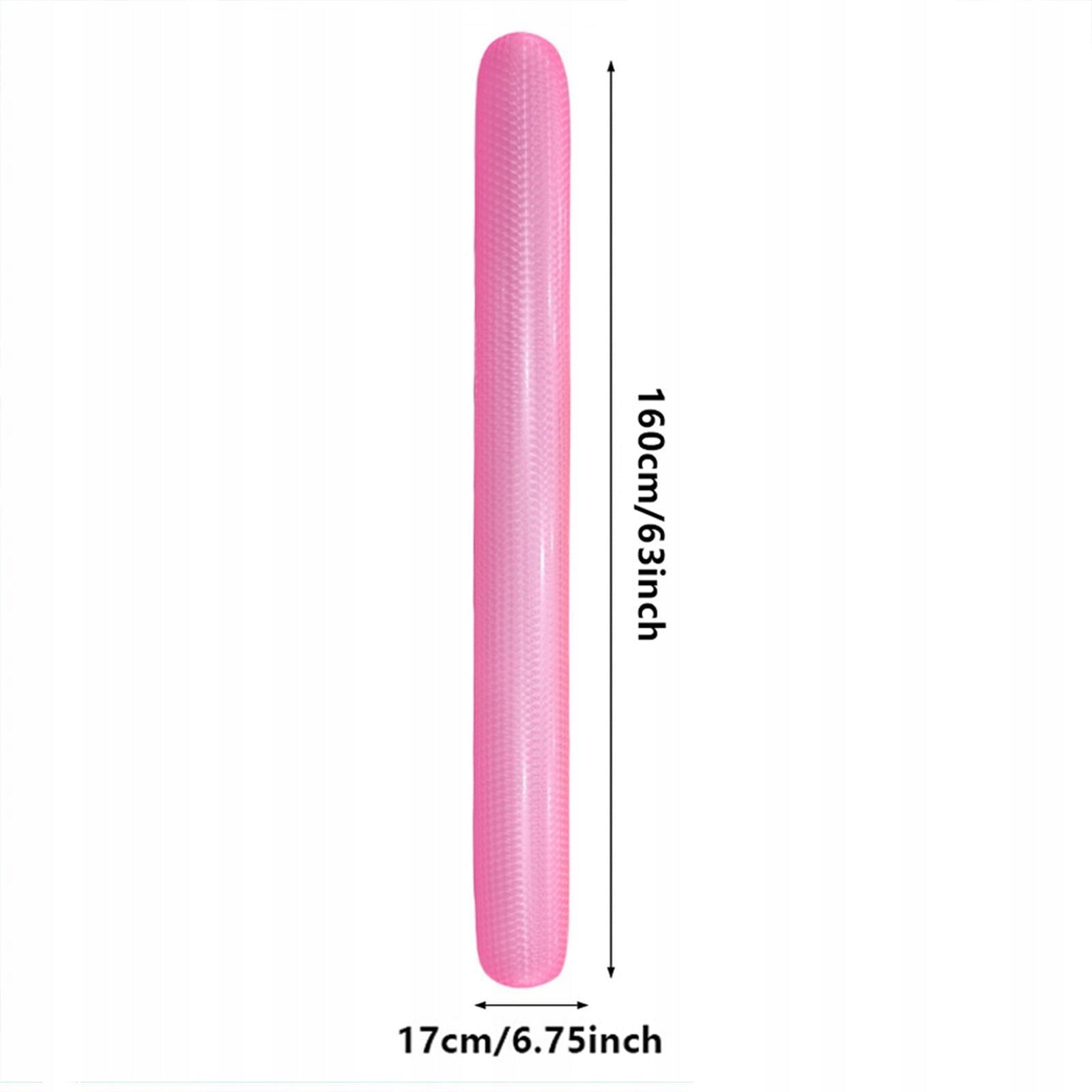 Pool Noodle Inflatable Floating Pool Noodle Swimming Water Float PVC Pink Brand no brand